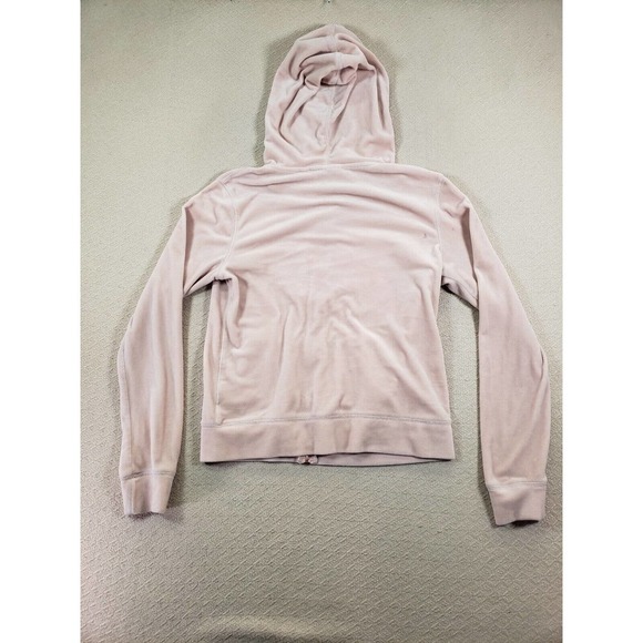 H&M Sweater Womens Small Fleece Hoodie Polyester‎ Full Zip Long Sleeve Velvet - Picture 12 of 16